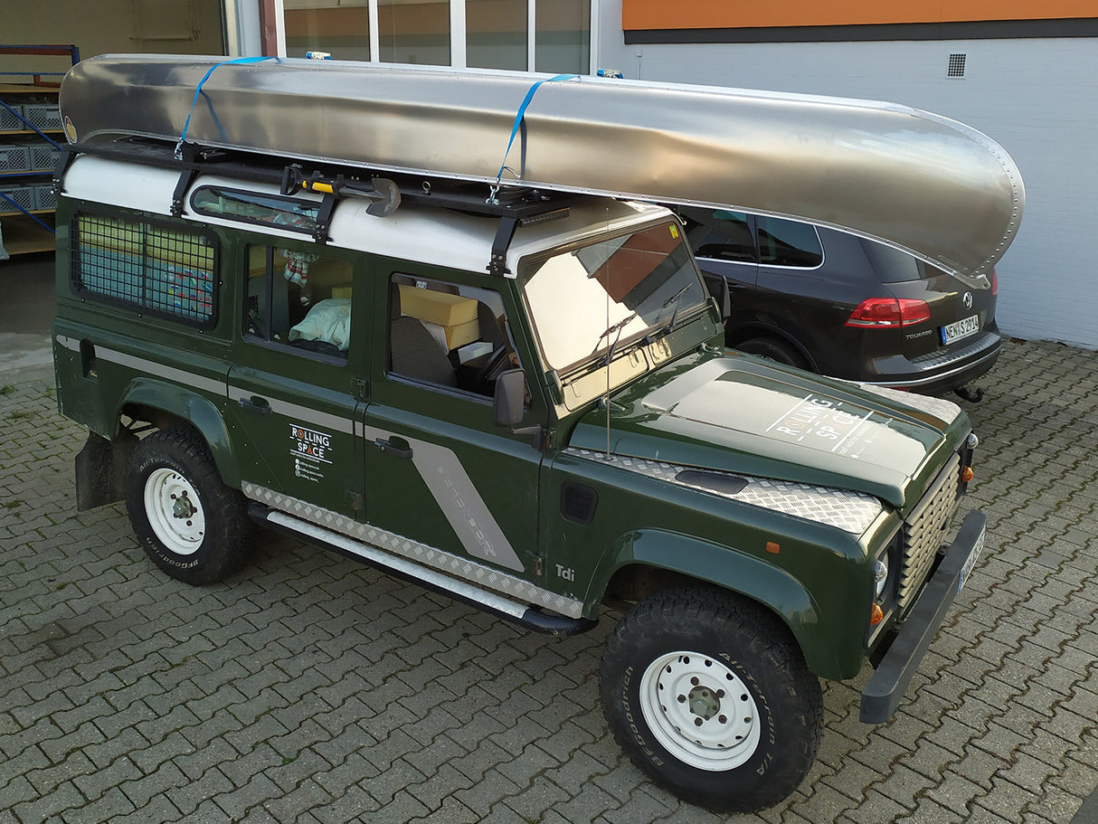 Dachträgersystem Defender 90 110 | SpaceRack Rolling-Space