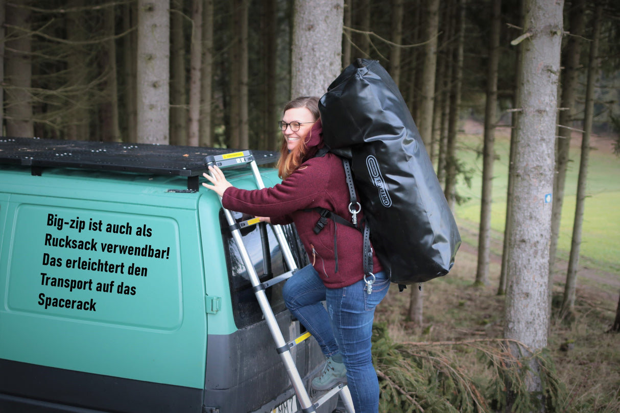 Expeditionstasche - Big Zip 140L Rolling-Space