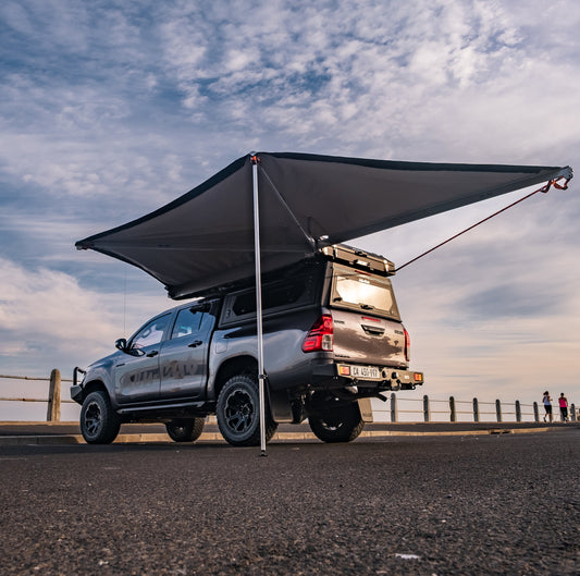 ALU-CAB Markise 180° - Links Rolling-Space