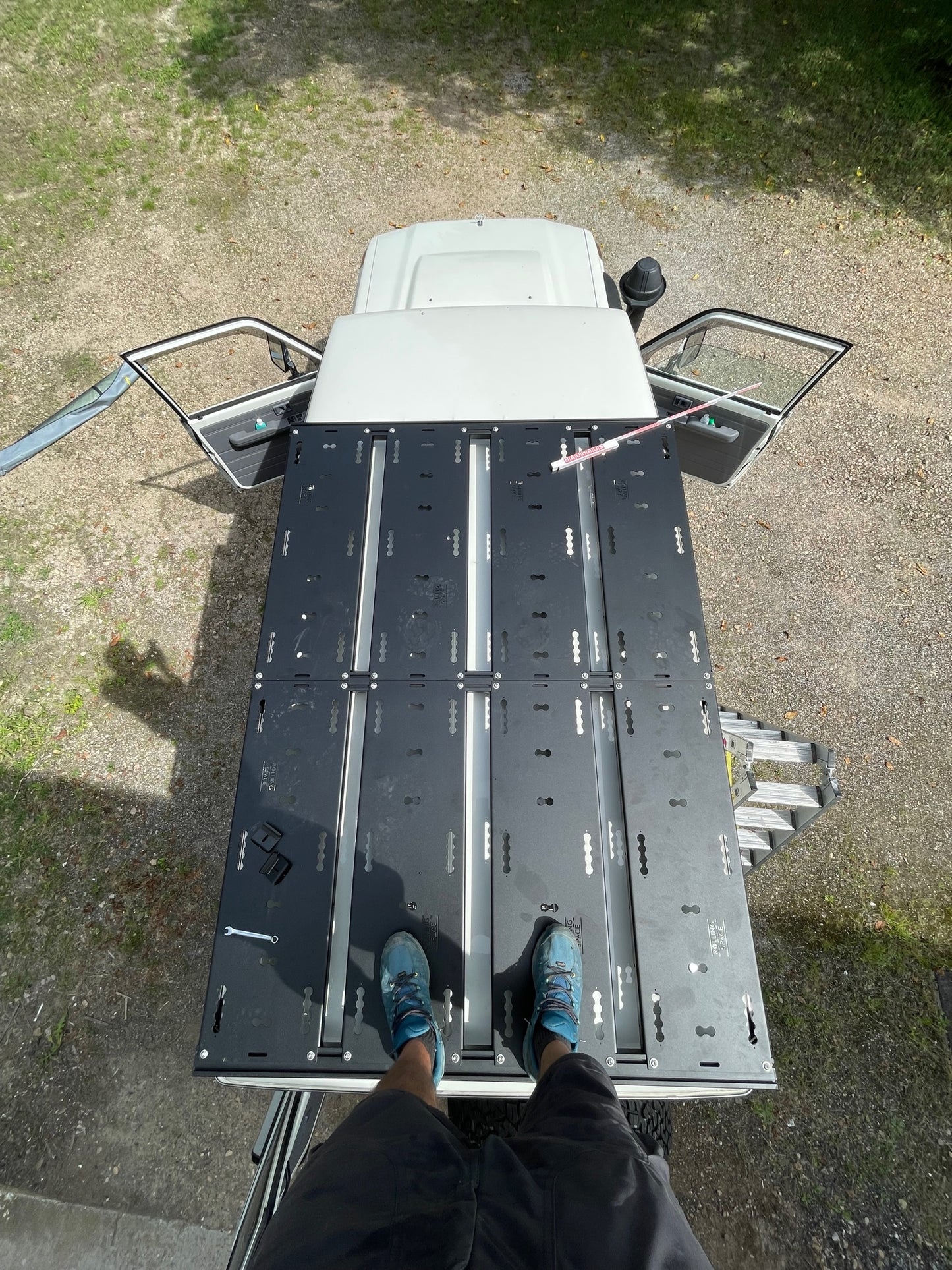 Dachträgersystem Toyota HZJ78 GRJ78 | SpaceRack Rolling-Space