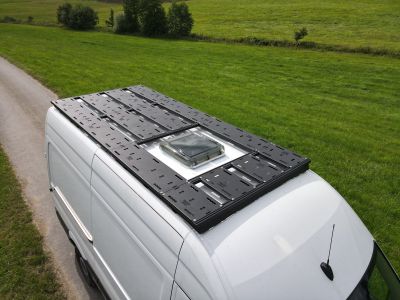 Dachträgersystem Mercedes Sprinter / VW Crafter L2 | SpaceRack - Nein - Heckträger Rolling-Space
