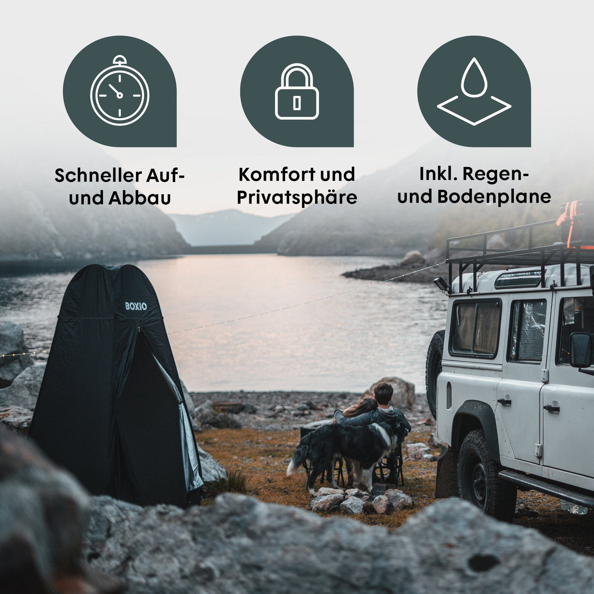 BOXIO TENT | Dusch- oder Toilettenzelt