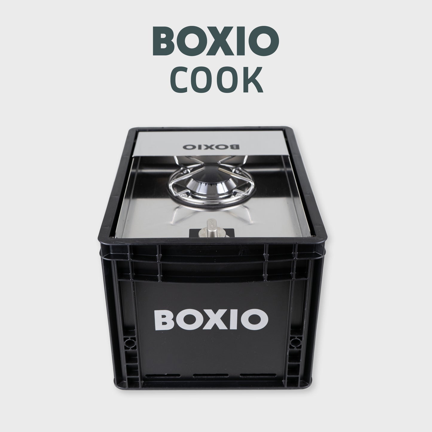 BOXIO COOK - Kocher in Eurobox 1,5kw inkl Windschutz