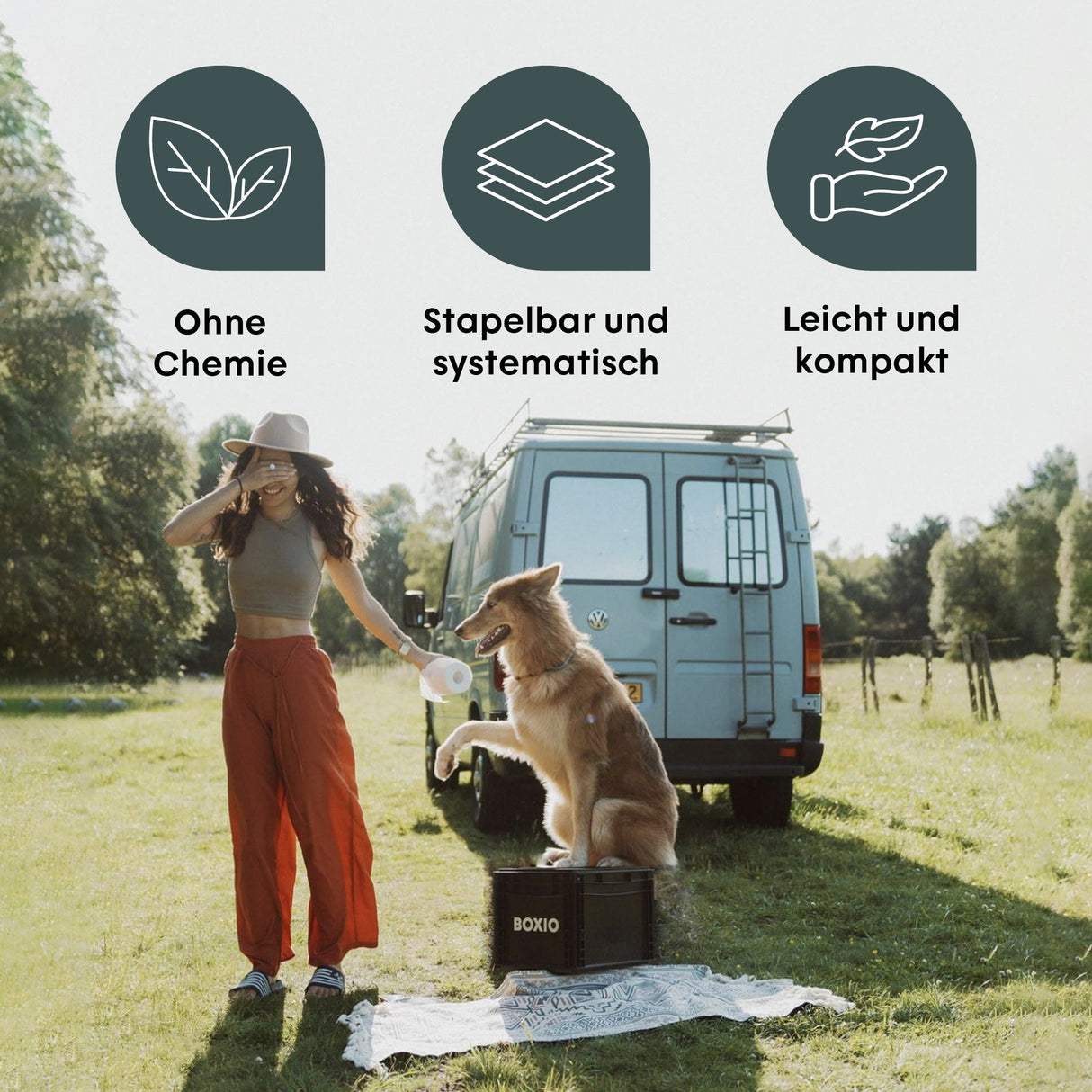 BOXIO TOILET XL PLUS | Trockentrenntoilette mit Starter-Set