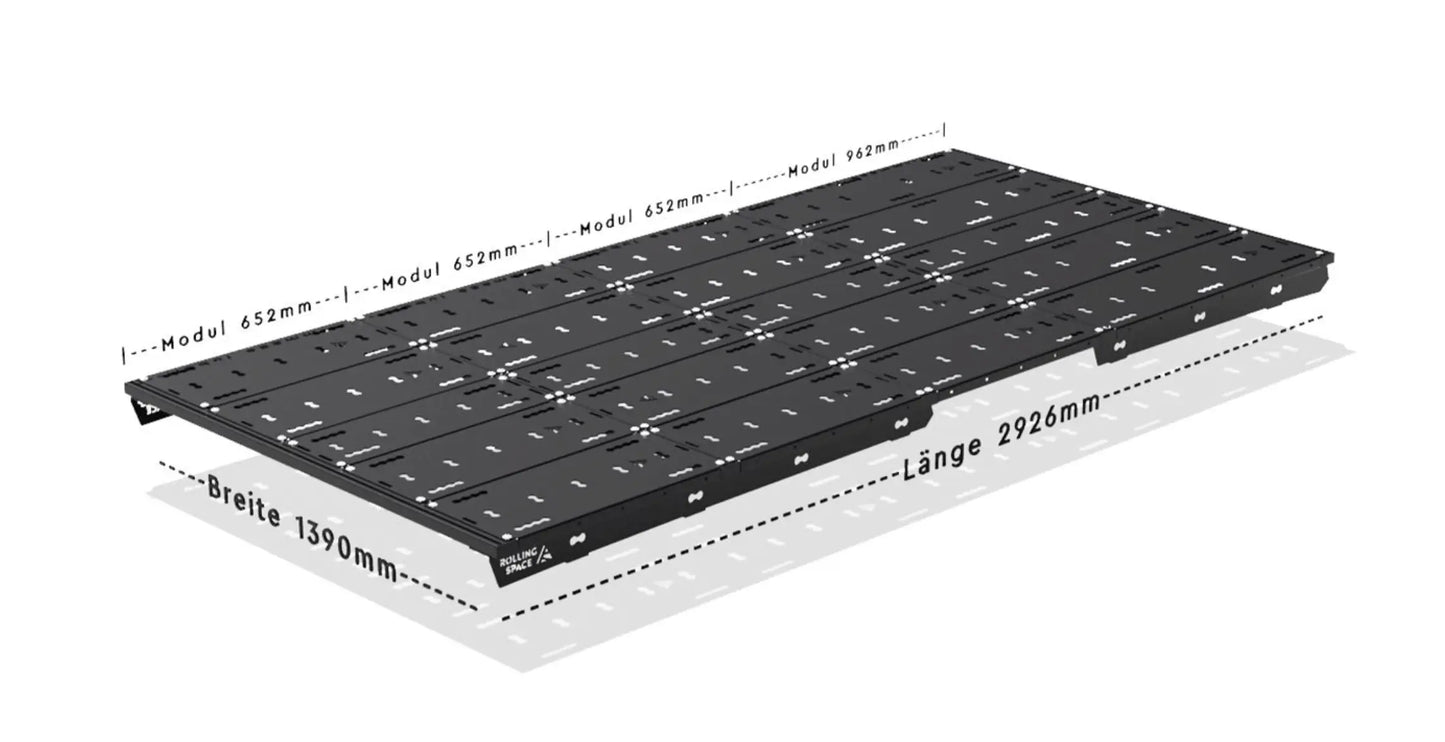 Dachträger VW T5/ T6/ T6.1 modular begehbar Rolling Space Rolling Space
