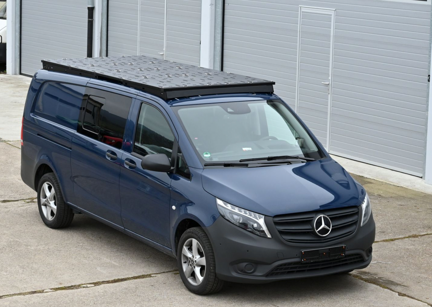 Dachträger Mercedes Vito/ V-Klasse L2 Vollträger Extended ab 2005 bis heute Rolling Space begehbar