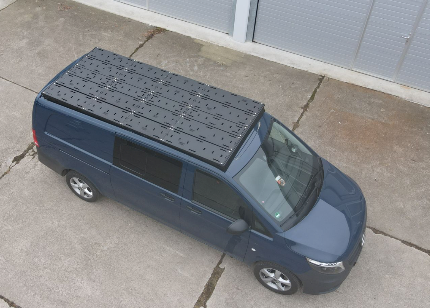 Dachträger Mercedes Vito/ V-Klasse L2 Vollträger Extended ab 2005 bis heute Rolling Space begehbar