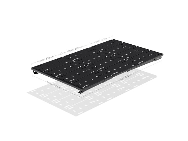 Dachträgersystem VW Caddy Maxi 3&4 | SpaceRack - Standard Rolling-Space