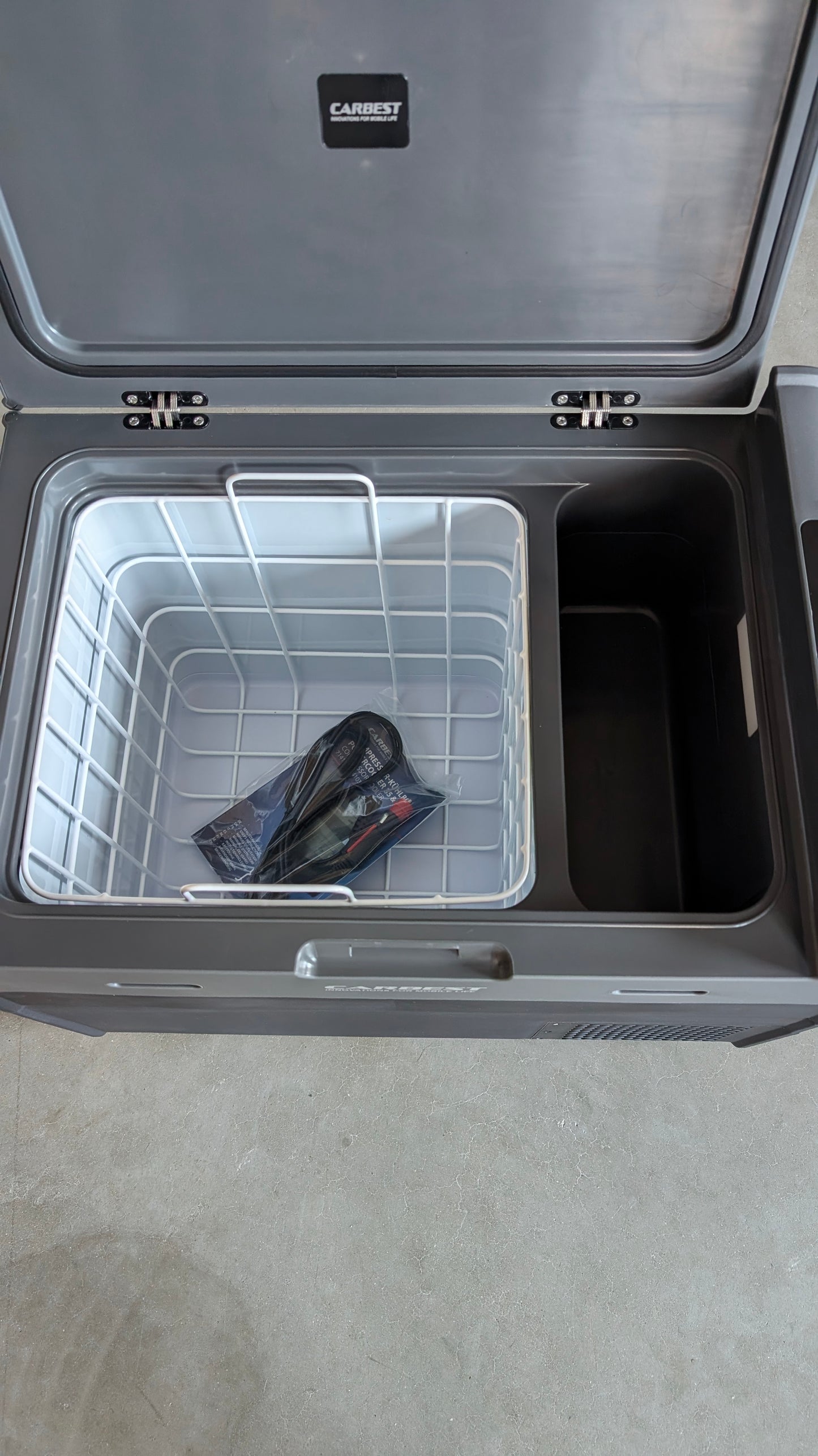 Kompressor Kühlbox 45Liter Carbest PowerCooler 65x40x46,5 Reimo