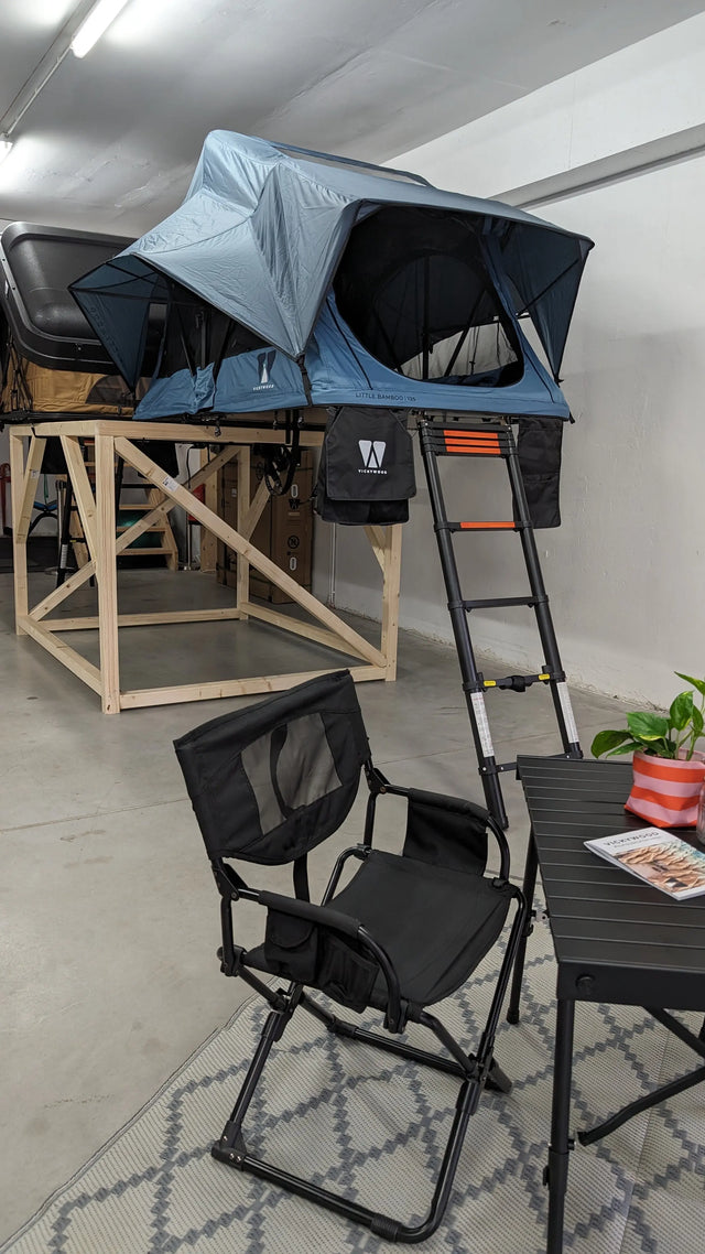 Dachzelt LITTLE BAMBOO 125 für kleine & mittelgroße Fahrzeuge zur Miete pro Tag ab 24€ VICKYWOOD