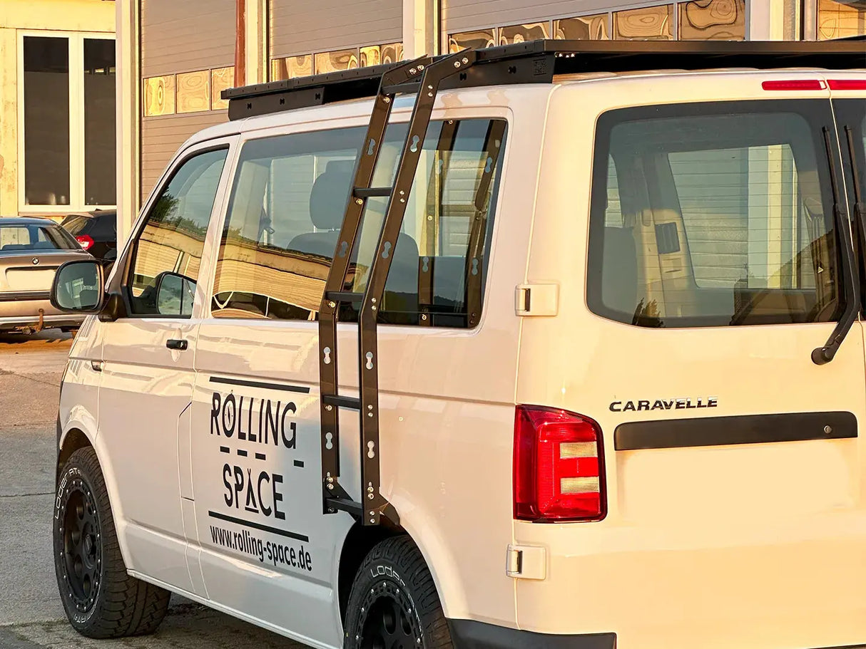 VW T5 T6 T6.1 Seitenleiter für Rolling Space Dachträger ohne Bohren Rolling Space