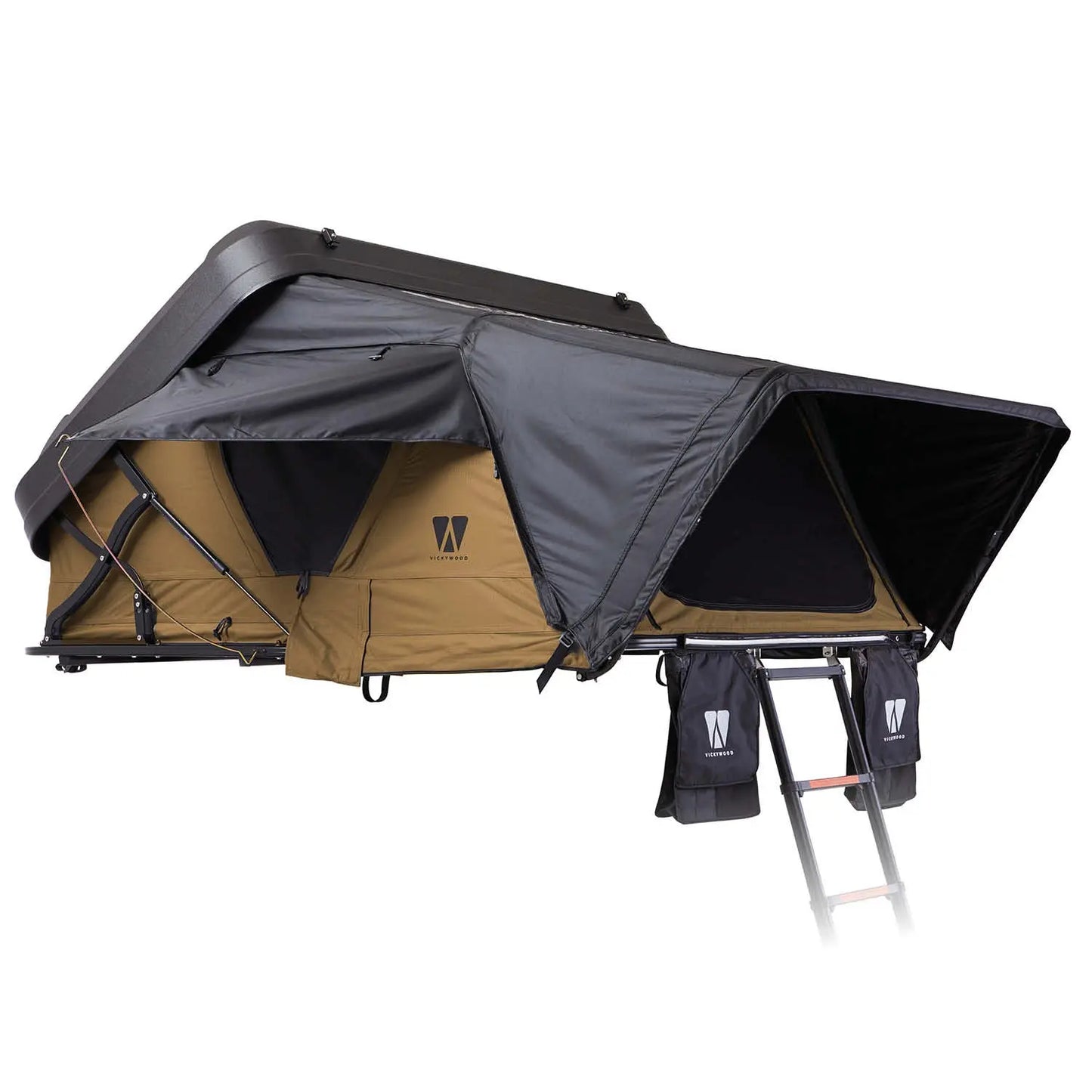 Dachzelt Vickywood MIGHTY OAK Gen 3.0 160 ECO Hybrid-Hartschale VICKYWOOD