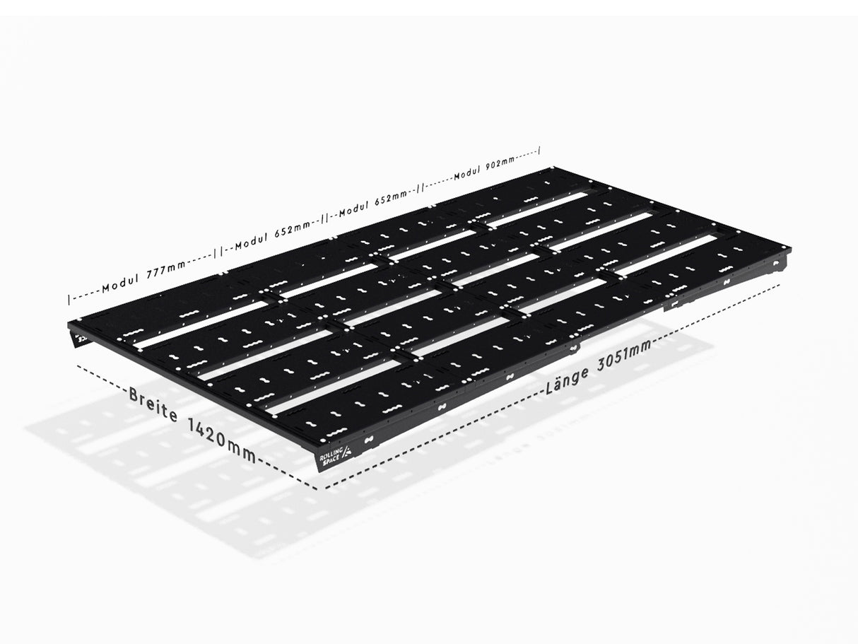 Dachträgersystem Vito / V-Klasse L3 extra lang | SpaceRack - Standard - Vollträger Rolling-Space