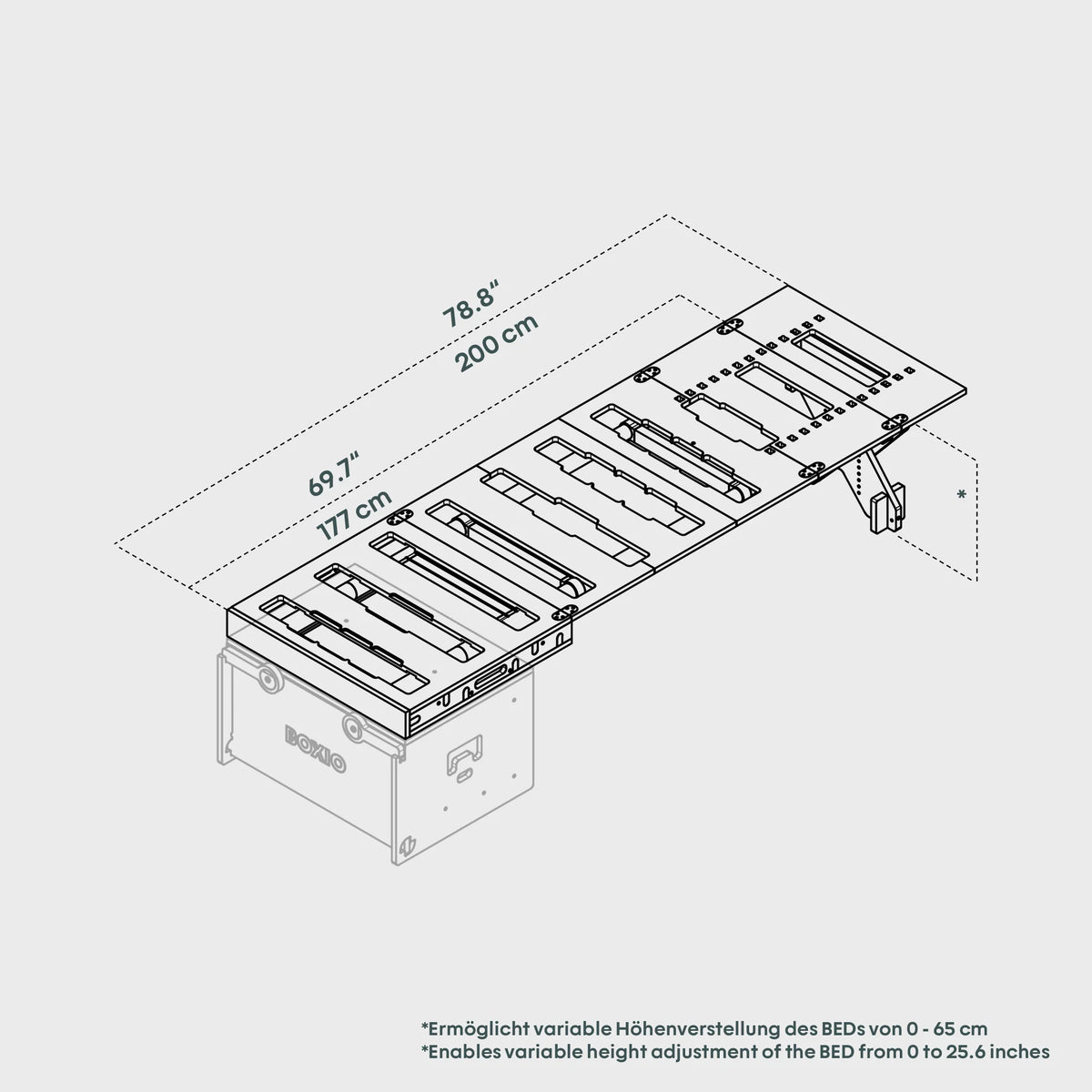 BOXIO RACK BED