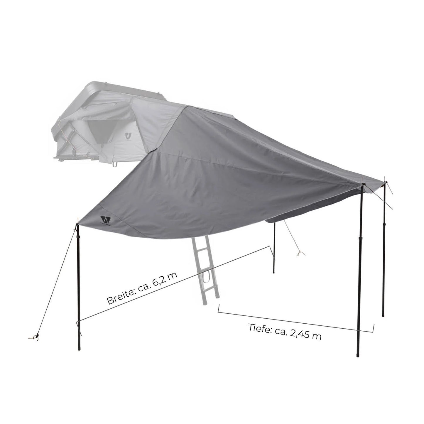 Vickywood Sonnensegel für MIGHTY OAK Gen.3 ECO