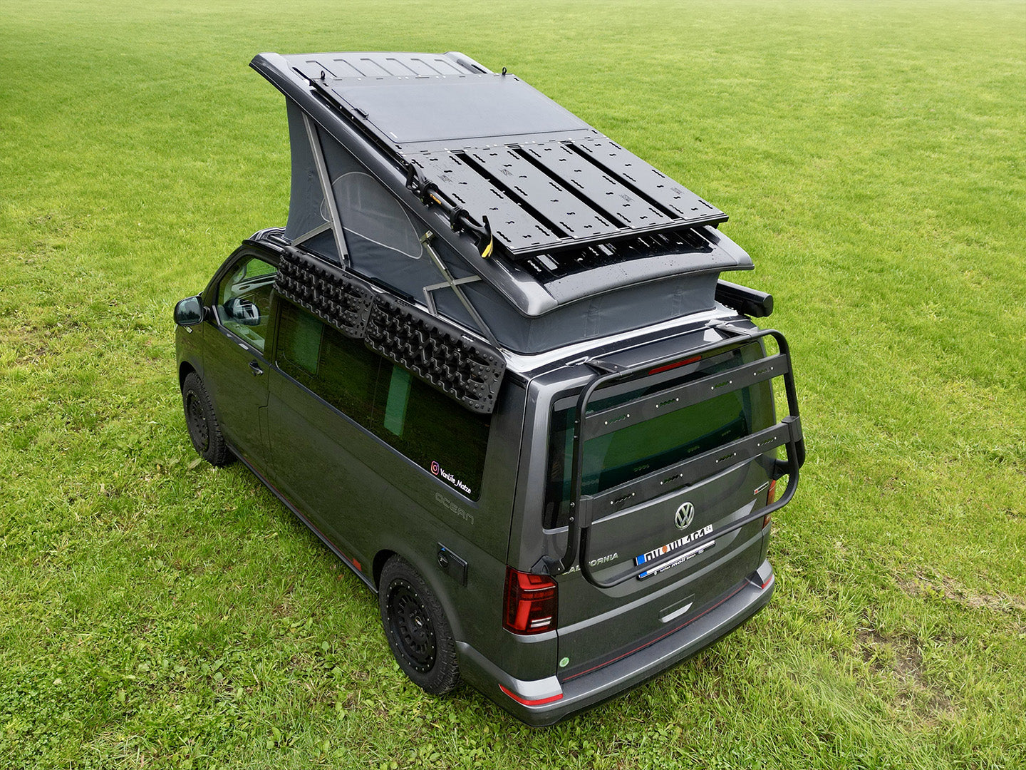 Dachträger + Solar VW T5 T6 T6.1 California | SpaceRack Rolling-Space