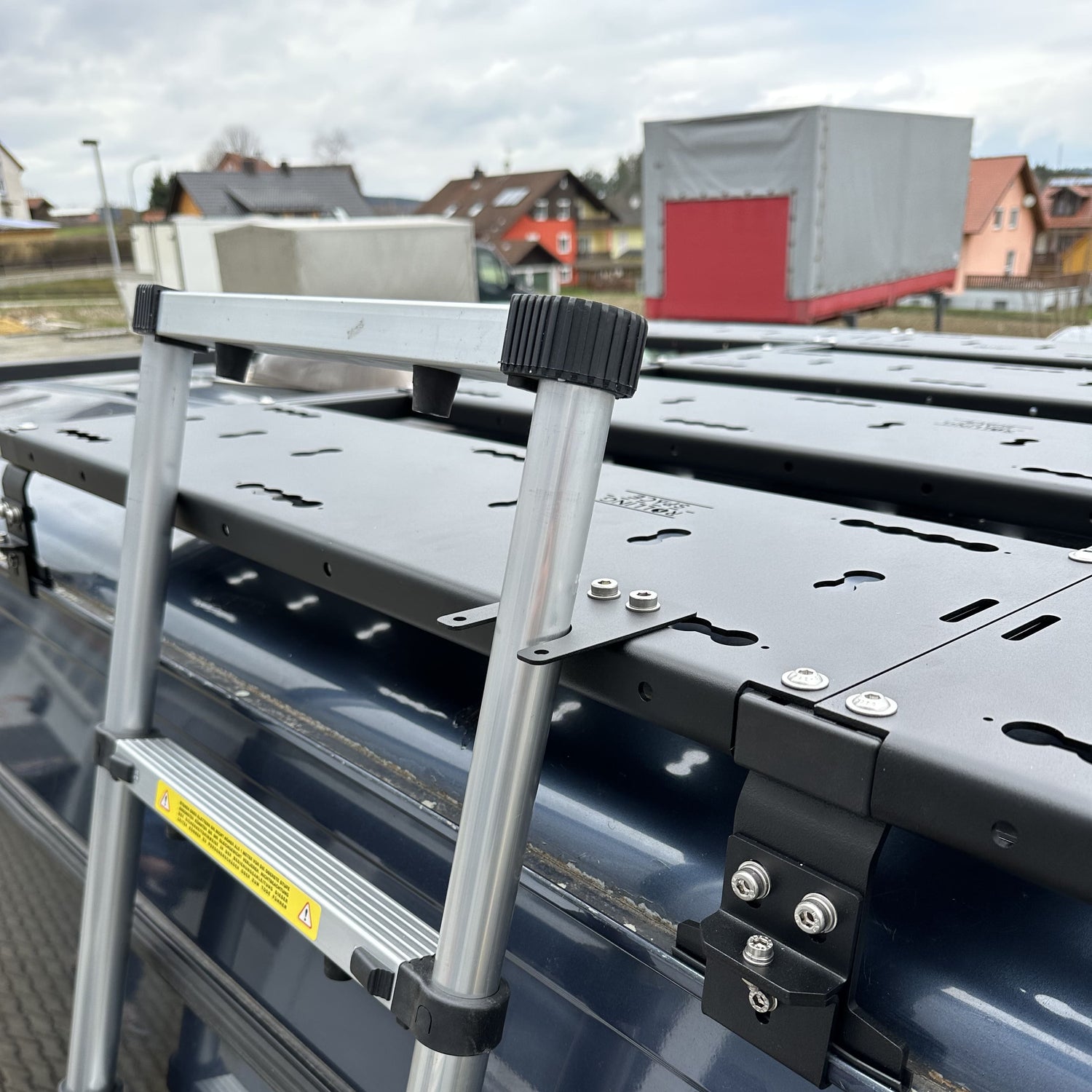 Teleskopleiterfixierung - Antirutsch Rolling-Space