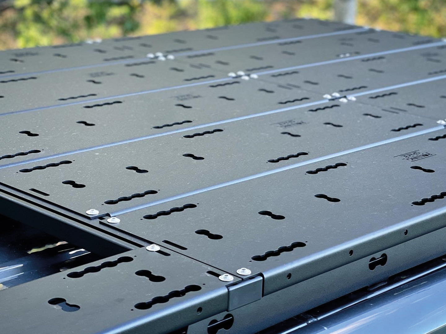 Dachträgersystem MAN TGE / VW Crafter ab 2017 | SpaceRack L4 - Nein - Heckträger - Basic Rolling-Space