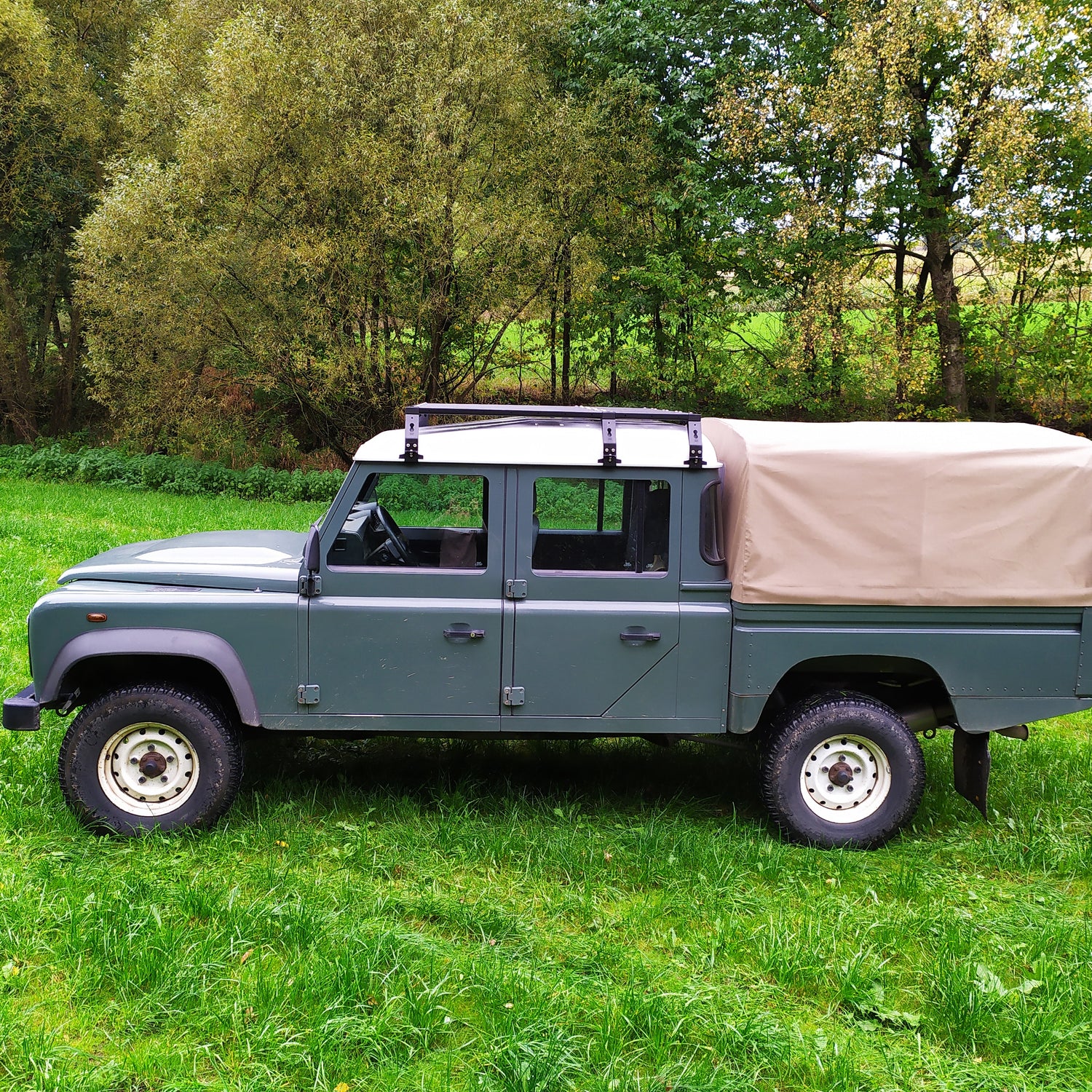 Dachträgersystem SpaceRack | Defender Crew Cab Rolling-Space
