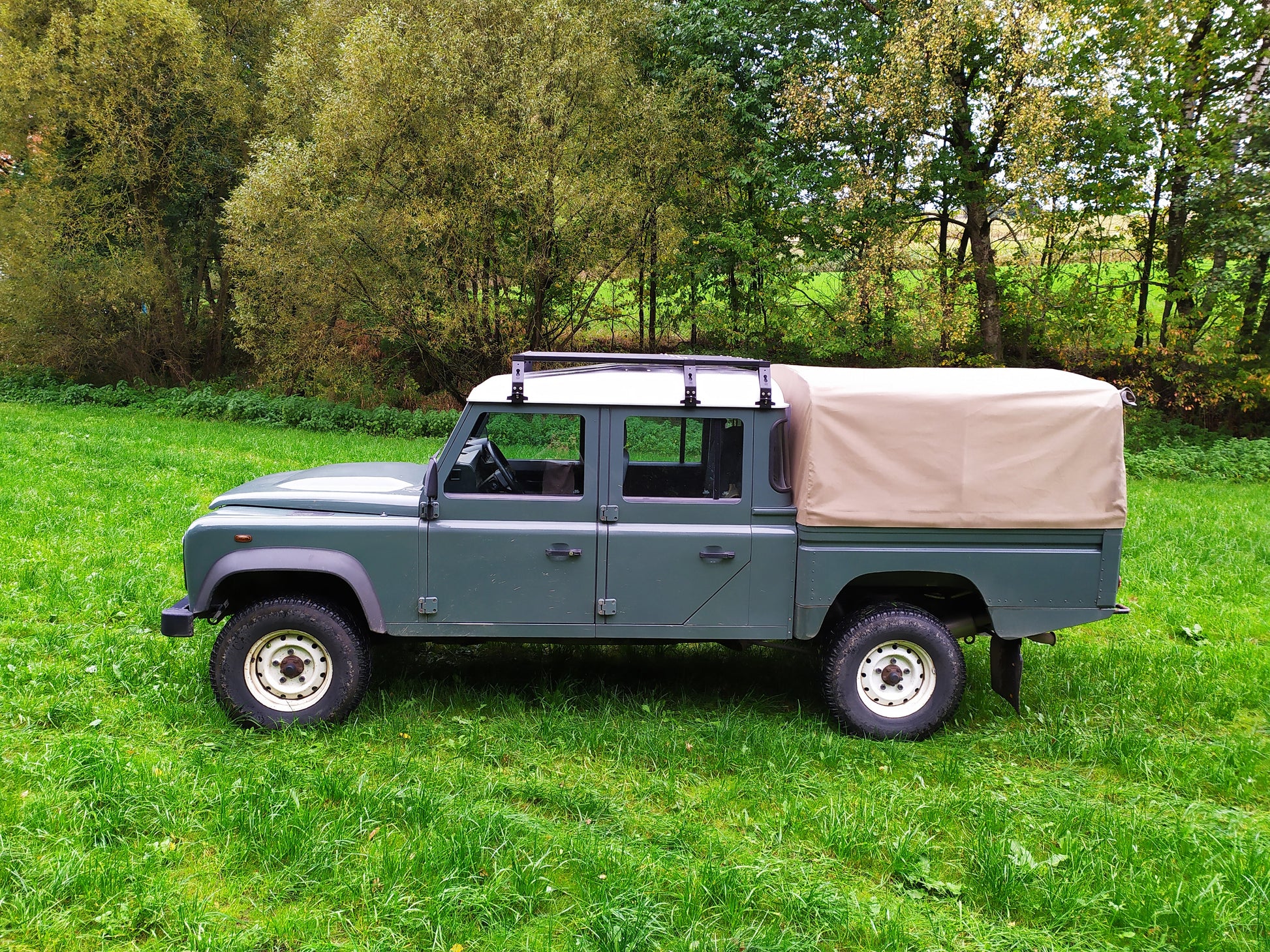 Dachträgersystem SpaceRack | Defender Crew Cab Rolling-Space