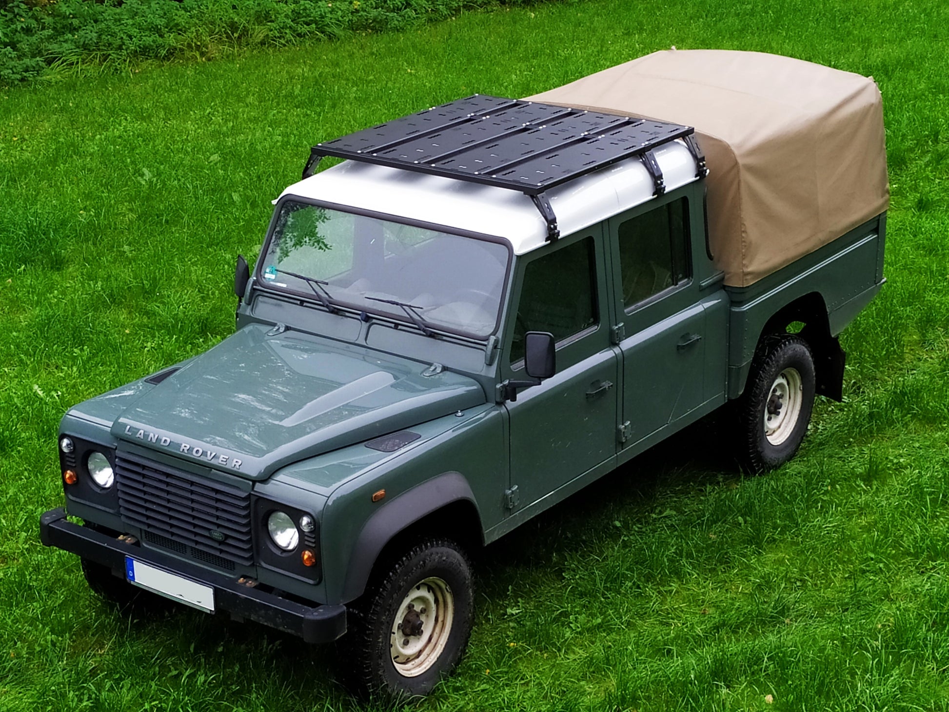 Dachträgersystem SpaceRack | Defender Crew Cab Rolling-Space
