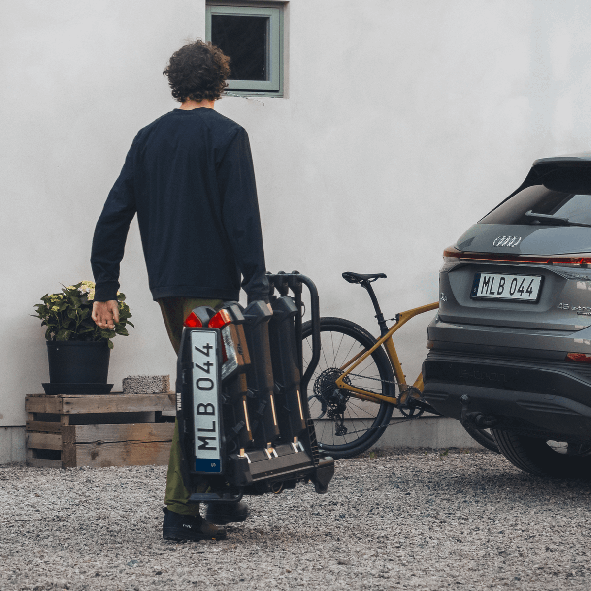 Thule EasyFold 3 AHK Fahrradträger abklappbar faltbar stabil