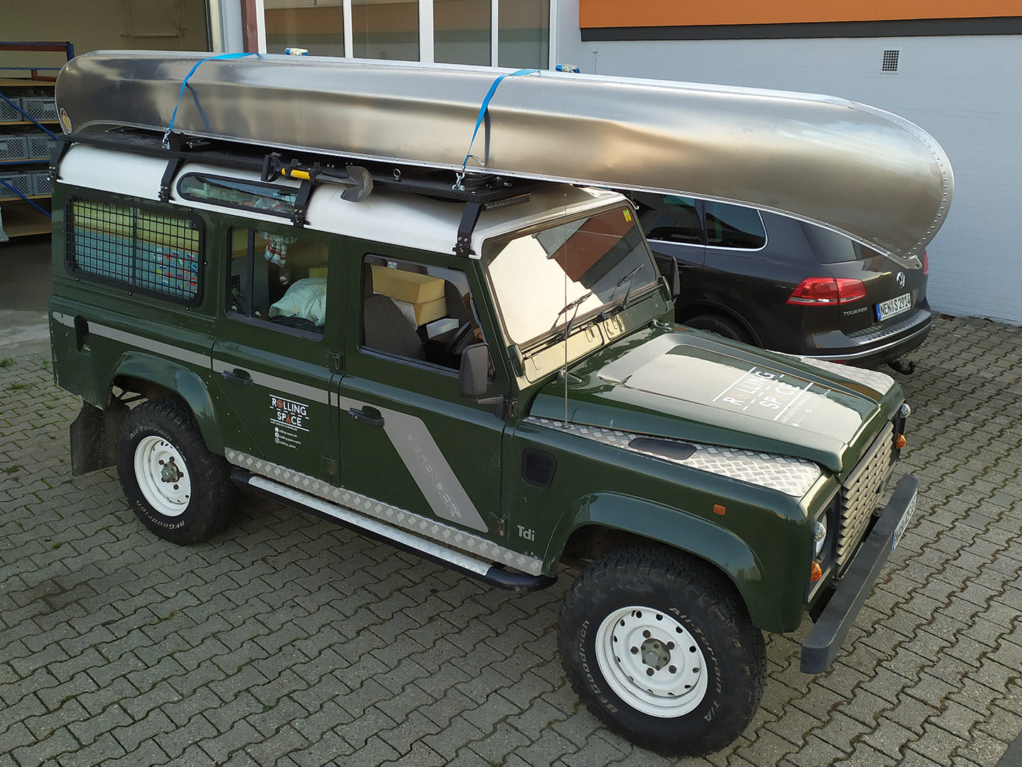 Dachträgersystem Defender 90 110 | SpaceRack Rolling-Space