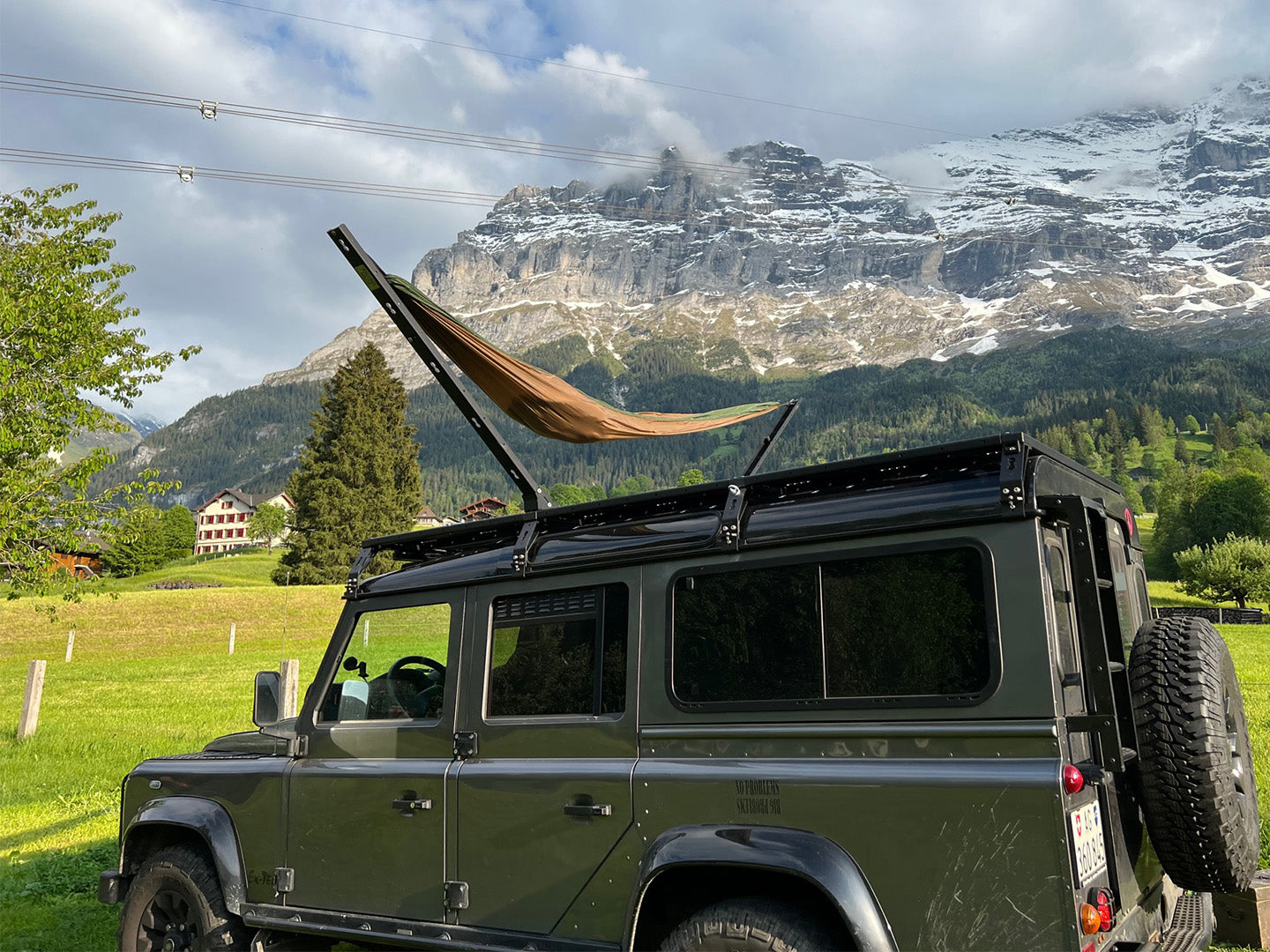 Dachträgersystem Defender 90 110 | SpaceRack Rolling-Space