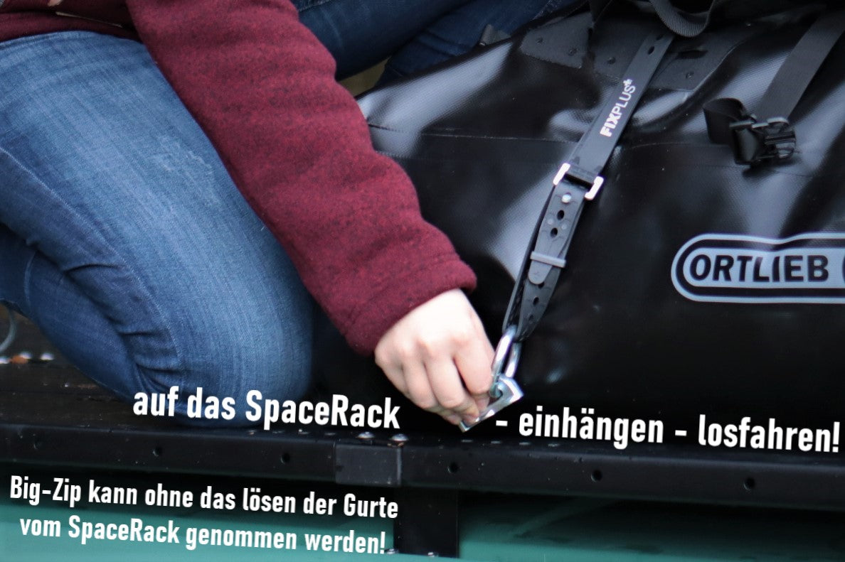Expeditionstasche - Big Zip 140L Rolling-Space