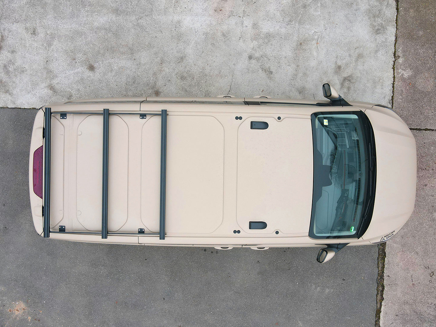 Dachträgersystem Ford Transit / Tourneo Custom V710 L1 | SpaceRack Rolling-Space