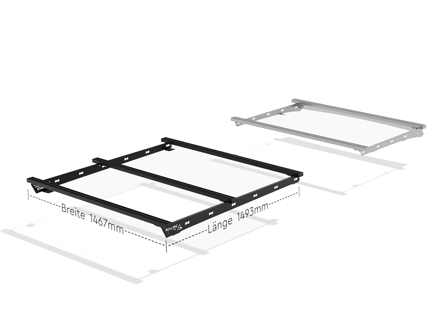 Dachträgersystem Ford Transit / Tourneo Custom V710 L2 | SpaceRack Rolling-Space