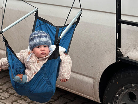 Hängesessel Mini Moonchair royal blue Rolling-Space
