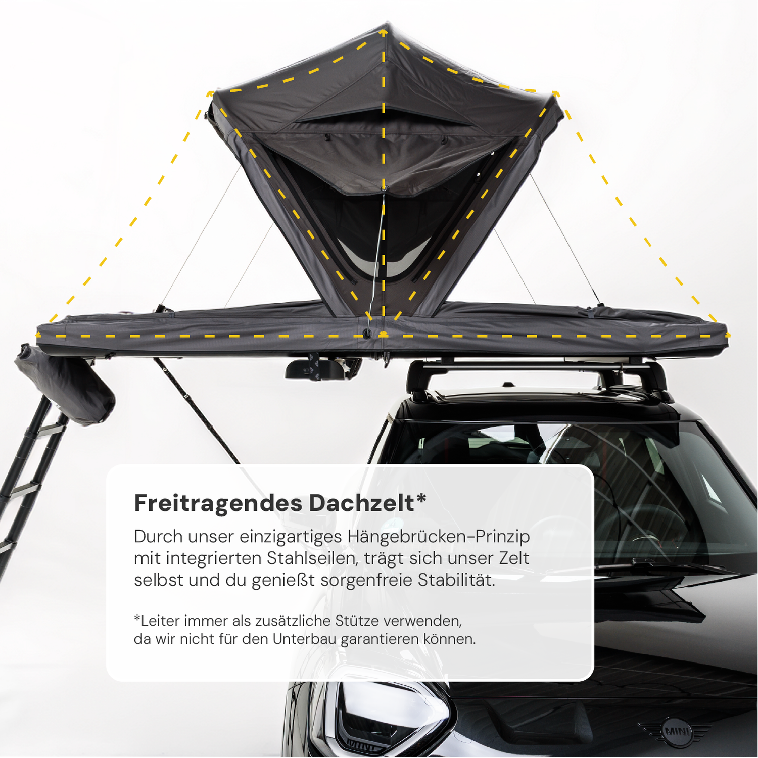 Roof Space 2 Hartschalen Dachzelt 67kg