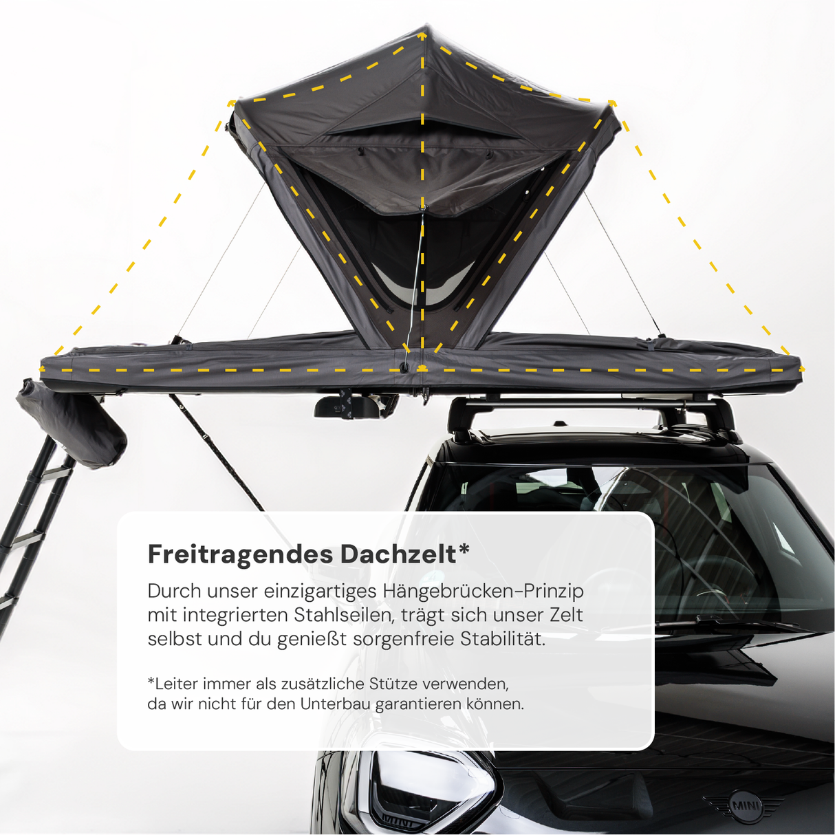 Roof Space 2 Hartschalen Dachzelt 67kg