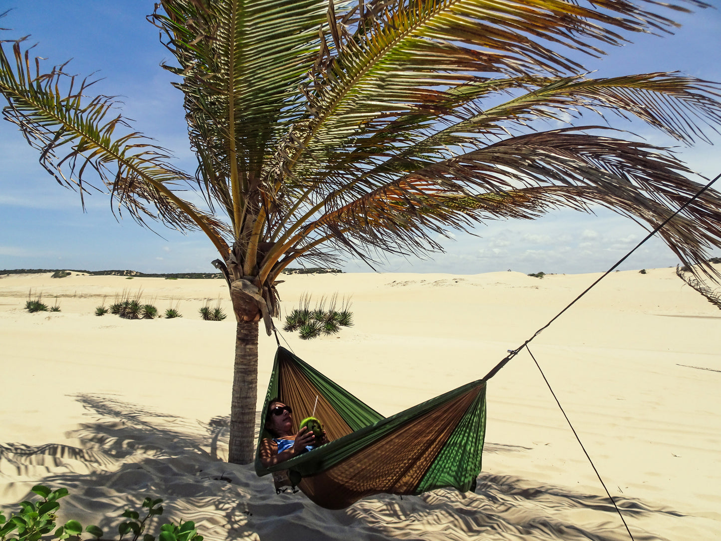 Hängematte Adventure Ultralight - coyote Rolling-Space