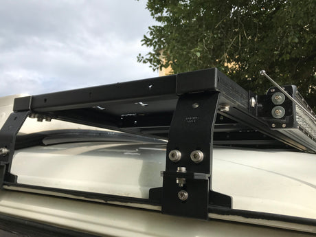 VW T3 Dachträger vor Aufstelldach / Funkbrücke - SpaceRack modular | ultraflach | robust Rolling-Space