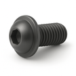 Linsenkopfschraube M8 x 12 mm schwarz | BLACK EDITION | 20 Stück Rolling-Space