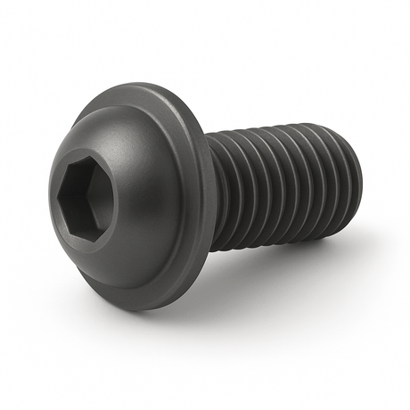 Linsenkopfschraube M8 x 12 mm schwarz | BLACK EDITION | 20 Stück Rolling-Space