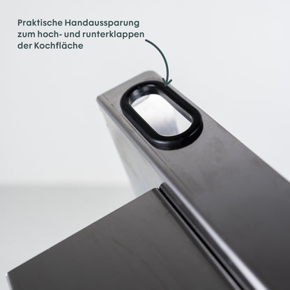 BOXIO COOK - Kocher in Eurobox 1,5kw inkl Windschutz