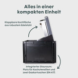 BOXIO COOK - Kocher in Eurobox 1,5kw inkl Windschutz BOXIO
