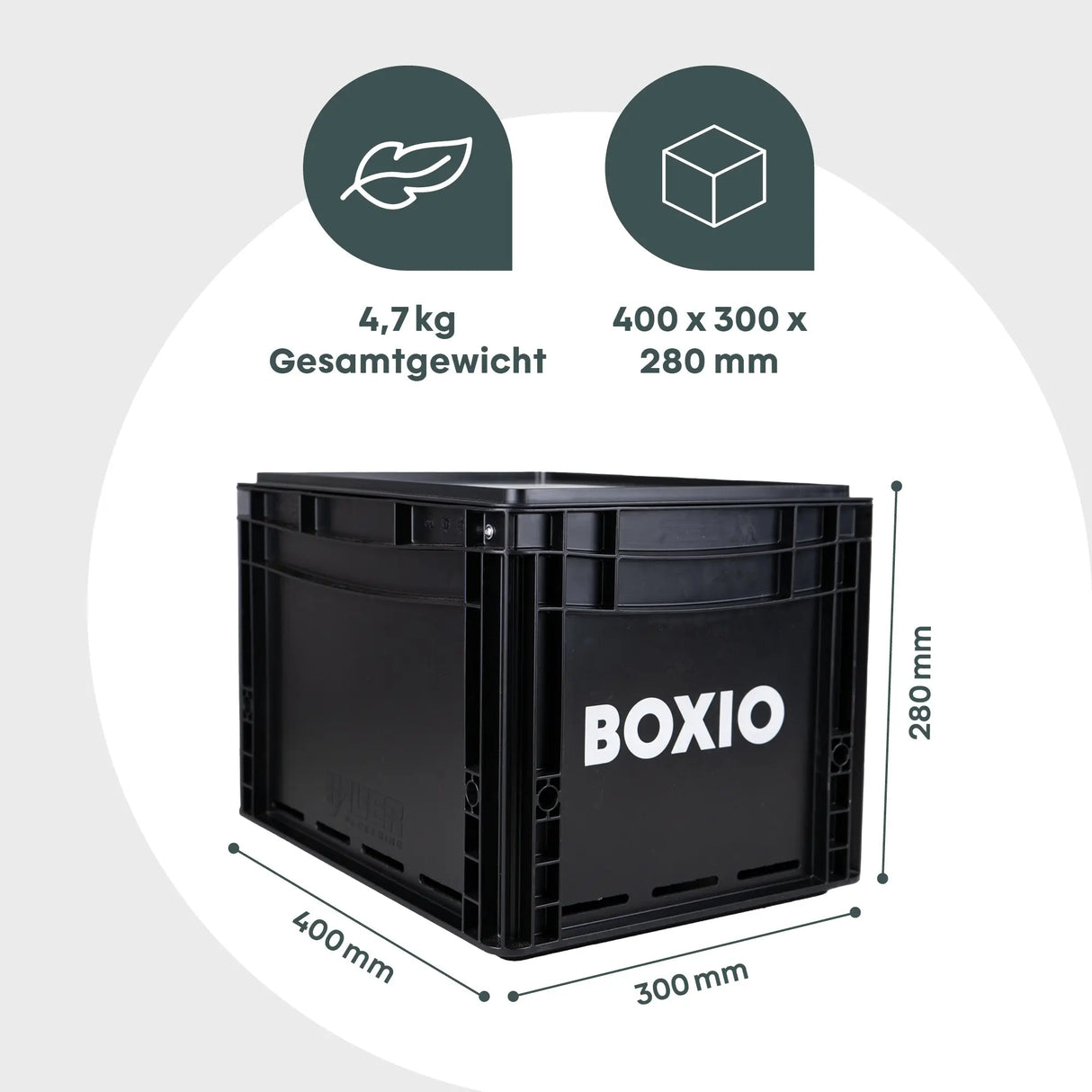 BOXIO COOK - Kocher in Eurobox 1,5kw inkl Windschutz BOXIO