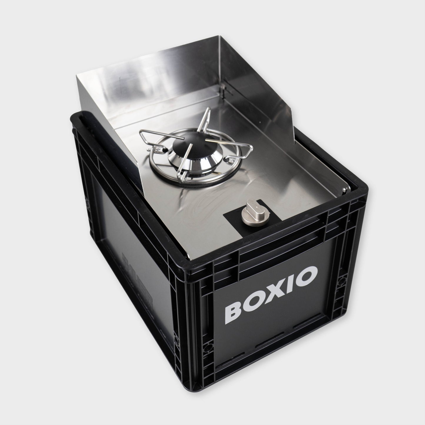 BOXIO COOK - Kocher in Eurobox 1,5kw inkl Windschutz