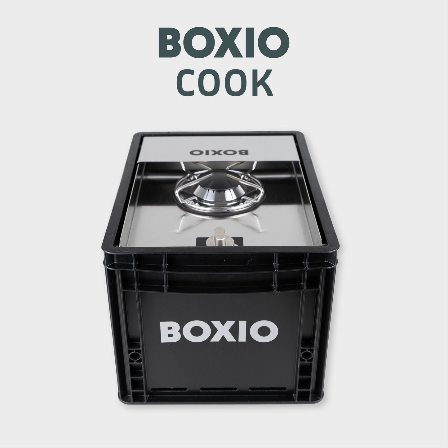 BOXIO COOK - Kocher in Eurobox 1,5kw inkl Windschutz