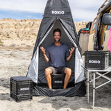 BOXIO SANITARY PLUS XL | Mobiles Badezimmer mit TENT