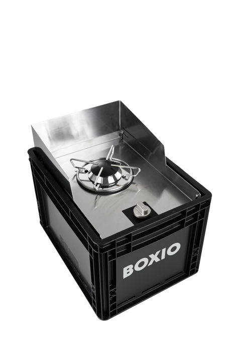 BOXIO COOK - Kocher in Eurobox 1,5kw inkl Windschutz BOXIO