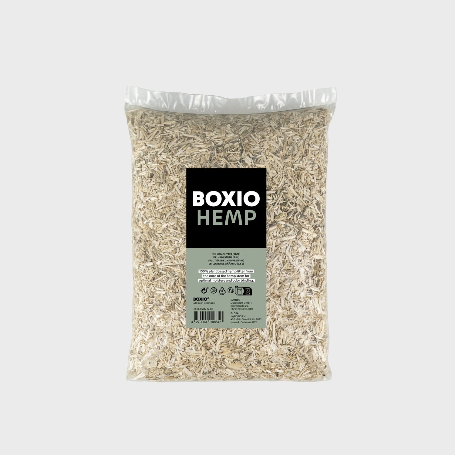 BOXIO REFILL BUNDLE | Nachfüllpack mit Hanfstreu und Müllbeuteln