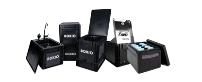 BOXIO COOK - Kocher in Eurobox 1,5kw inkl Windschutz