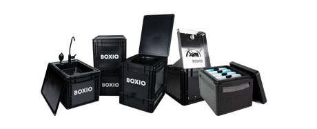 BOXIO COOK - Kocher in Eurobox 1,5kw inkl Windschutz BOXIO