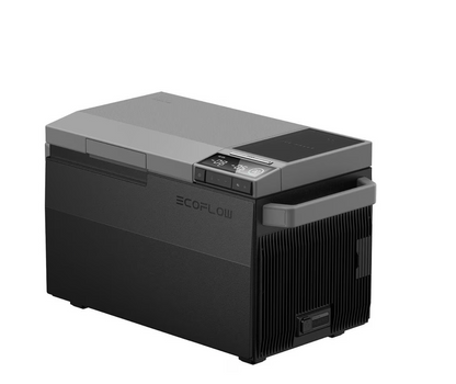 Gebrauchte Ecoflow Glacier Kompressor-Kühlbox inkl Zusatzakku, 12/24/230V, Solar 38L Eiswürfel, zwei Zonen, autark, USB-C, Battery 298wh