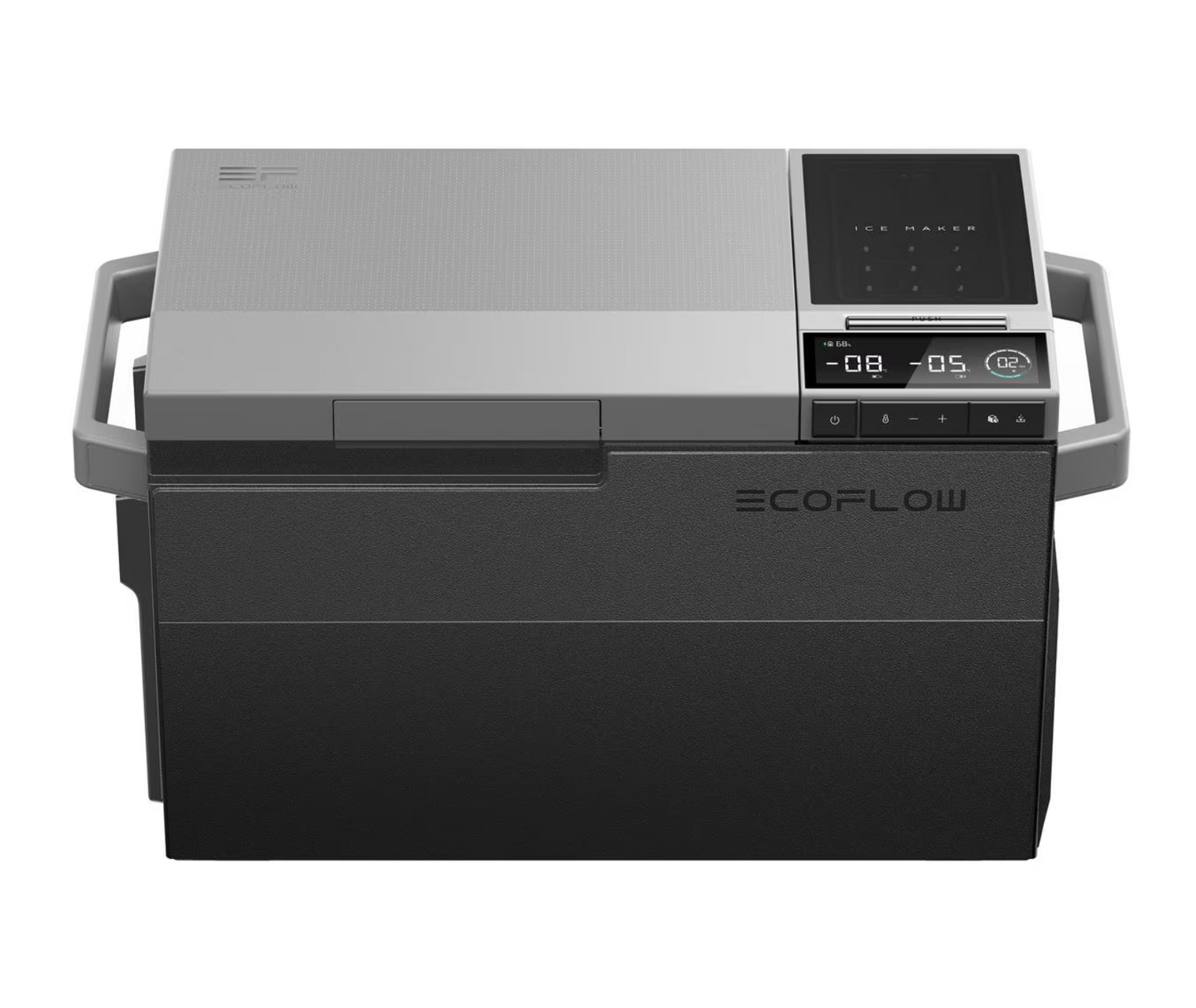 Gebrauchte Ecoflow Glacier Kompressor-Kühlbox inkl Zusatzakku, 12/24/230V, Solar 38L Eiswürfel, zwei Zonen, autark, USB-C, Battery 298wh